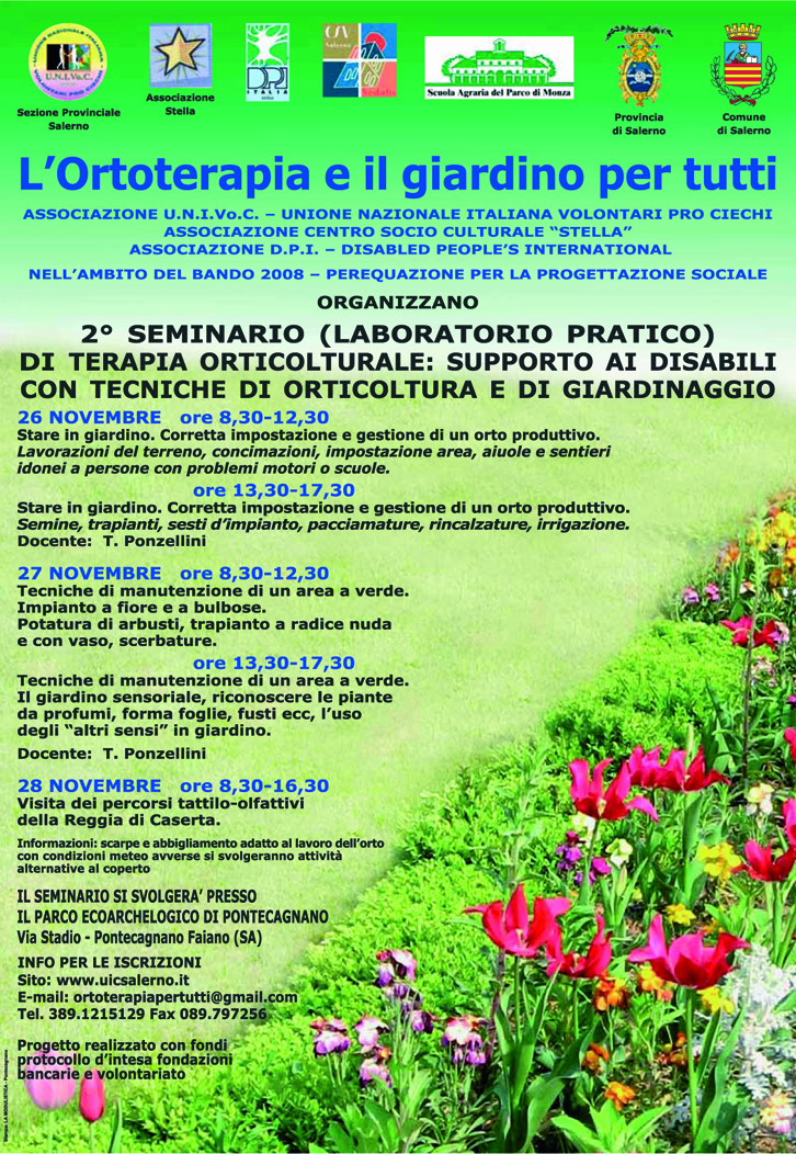 Logo del progetto ortoterapia e i giardini per tutti.