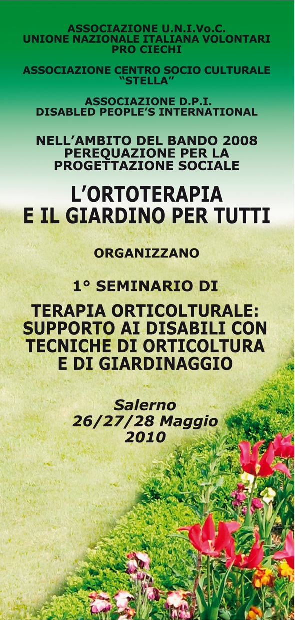 Logo del progetto ortoterapia e i giardini per tutti.